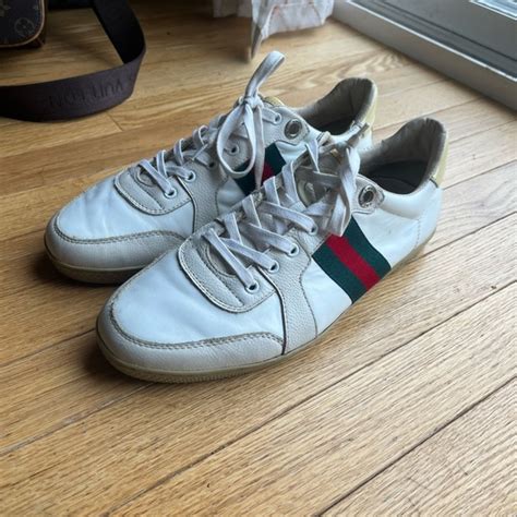 mens white gucci shoes|real gucci shoes for men.